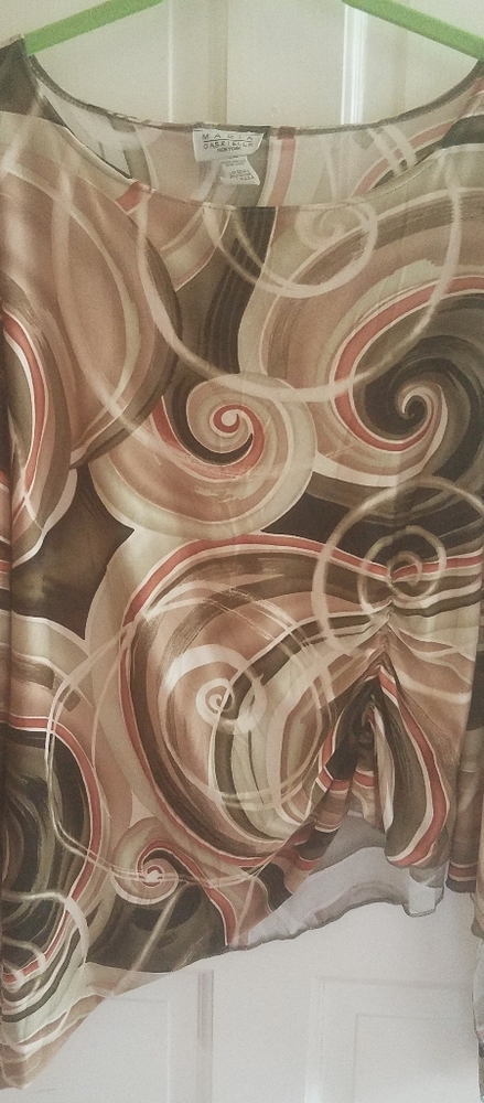 Womens Asymmetrical hemline Shirt XL